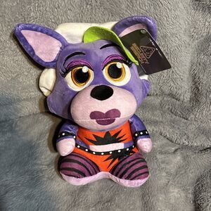 Five Nights At Freddy's FNAF Security Breach Roxanne Roxy Wolf Plush 8" Purple